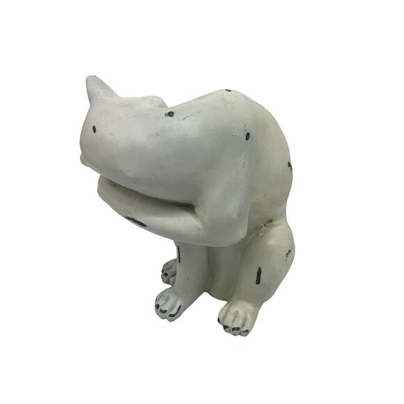 Willow Brook Collection Vintage White Ceramic Cat Figurine - Picture 5 of 9
